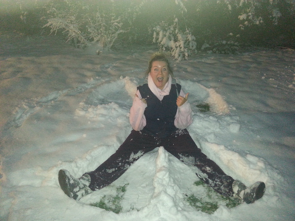 Making Snow Angels by clairecrossley