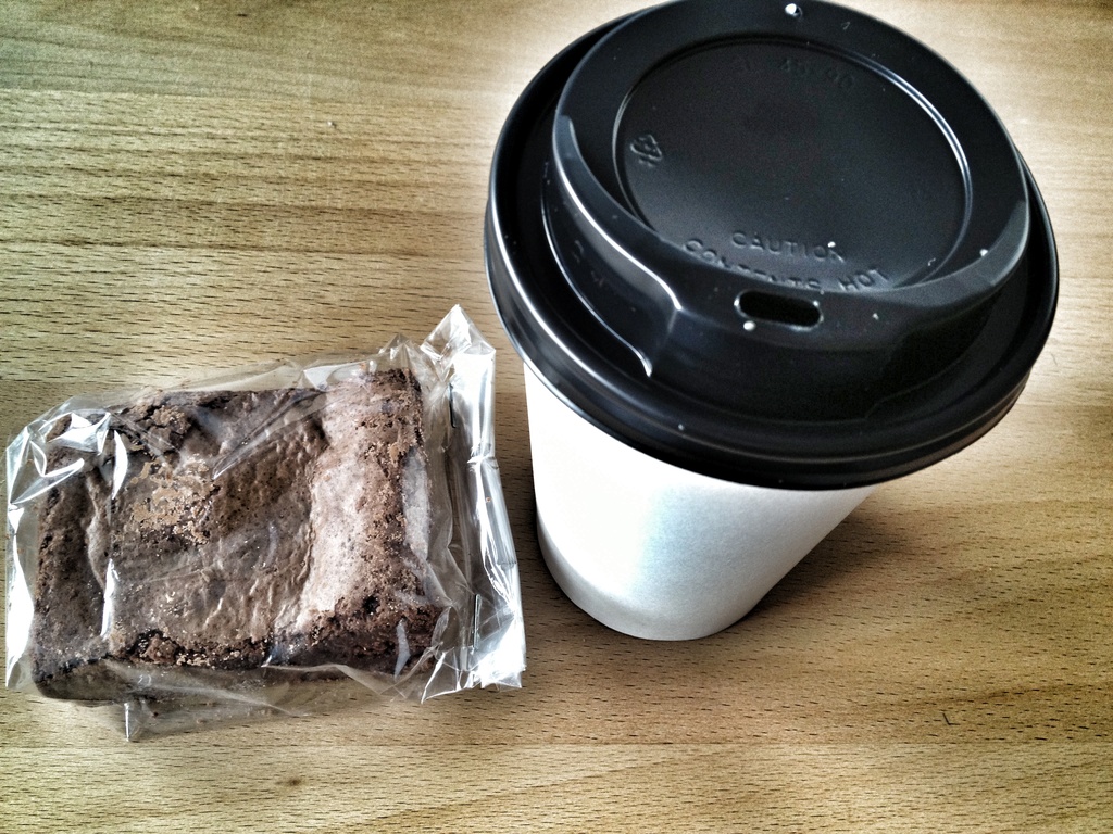 New Zealand Coffee and Brownie by cityflash