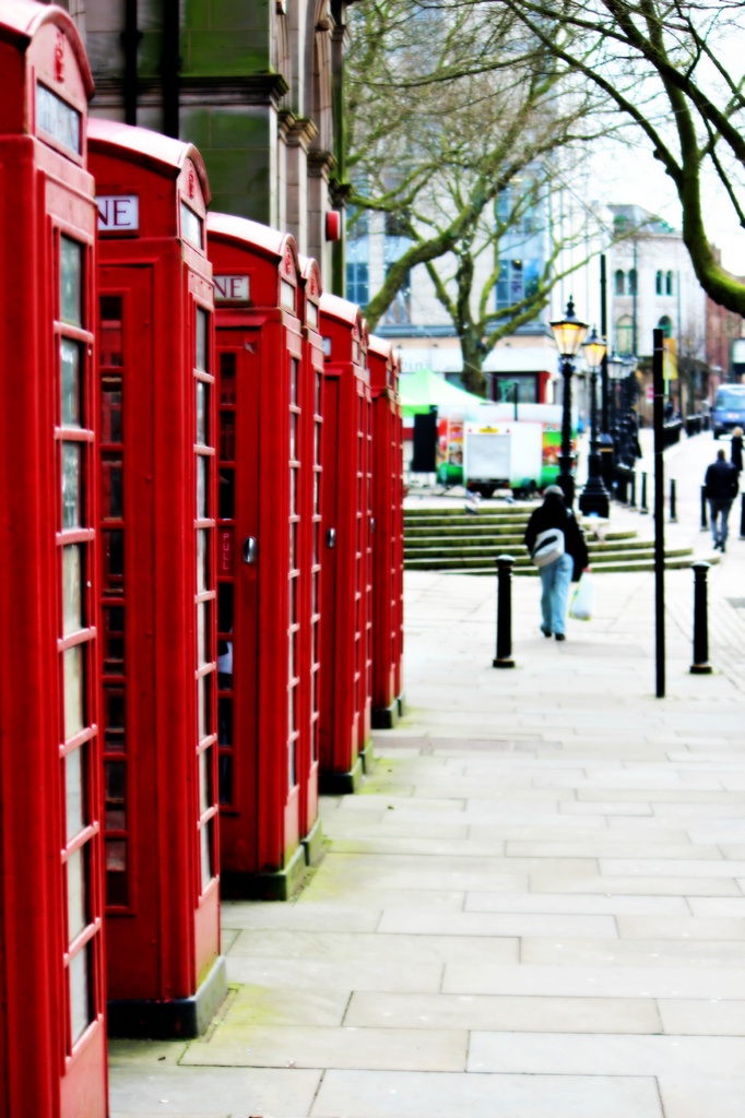 Red boxes. by happypat