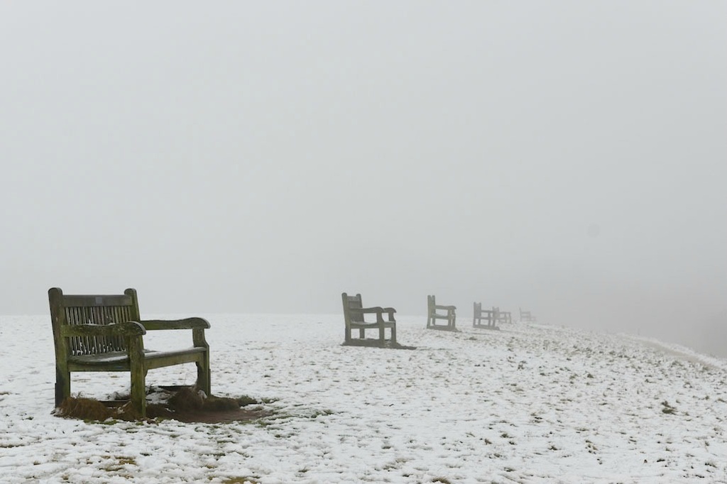 Benches on the Fog by harveyzone