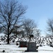Cemetery on a cold day by mittens
