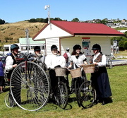 12th Nov 2012 - All dressed up to get skirts caught in the bicycles!