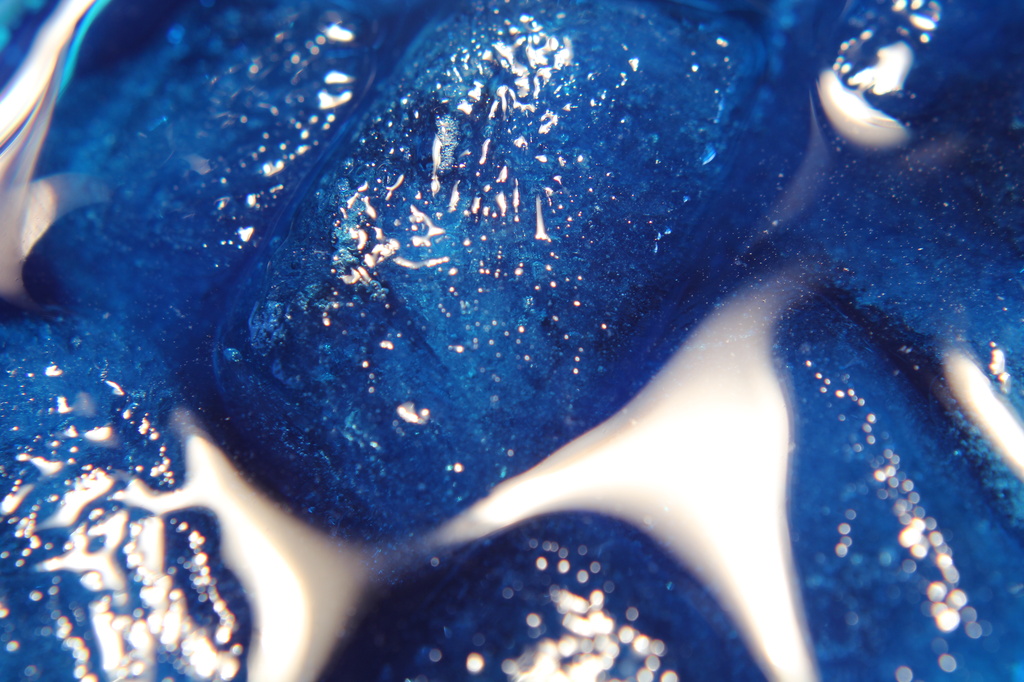 Blue ice cubes by rachel70
