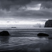 Bandon Rocks Cloudy  by jgpittenger