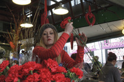 14th Feb 2013 - The Corner Valentine Flower Vendor.  Happy Valentines's Day!