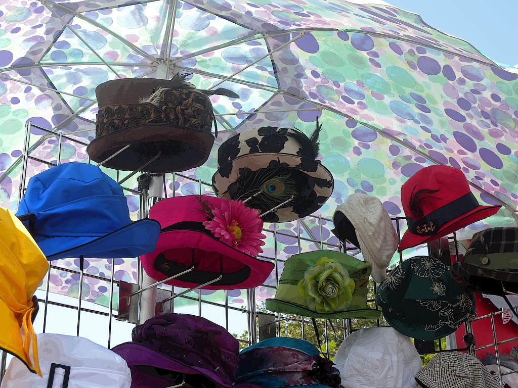 Market Hat Seller by seattle