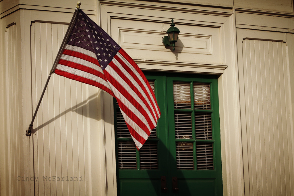 Red, White and Blue (and Green) by cindymc