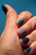 18th Feb 2013 - Blue nails