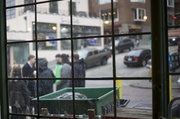 18th Feb 2013 - Street Discussions In Front of Leaded Windows...