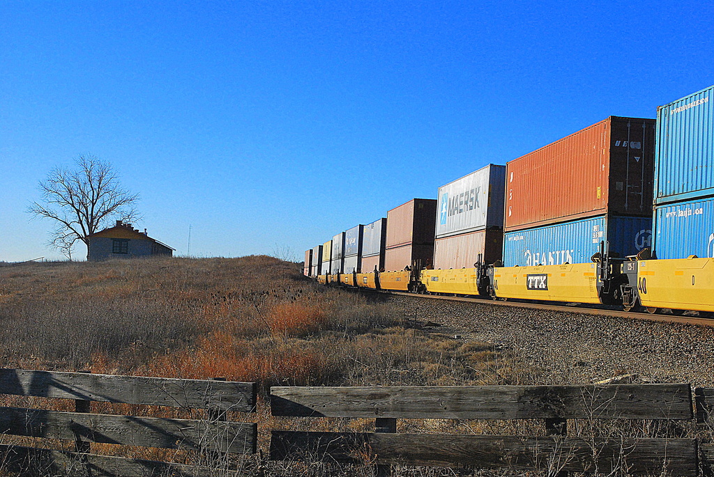 BNSF on the Flint Hills Scenic Byway by kareenking