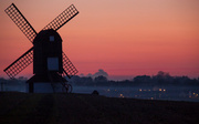 19th Feb 2013 - Windmill and misty sunset