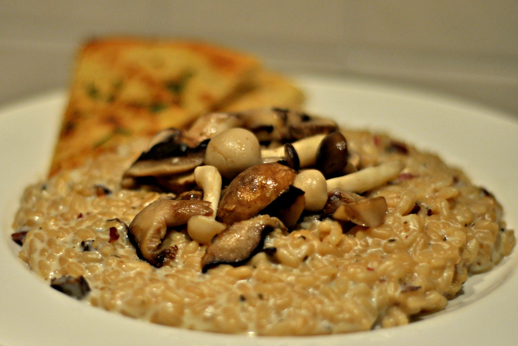 Wild Mushroom Risotto by andycoleborn