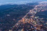 23rd Feb 2013 - San Francisco Twilight Dawn from Airplane