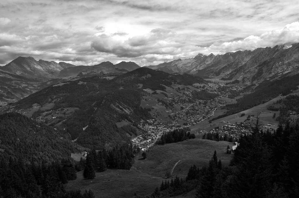 La Clusaz from Plateau Beauregard ~ Haute Savoie by seanoneill