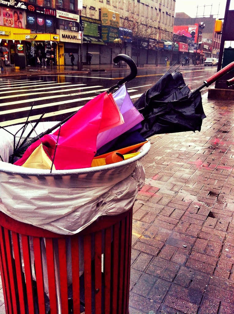 Where Umbrellas Go To Die... by fauxtography365