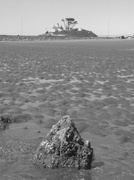 28th Feb 2013 - tiny rock in front of the lighthouse at low tide