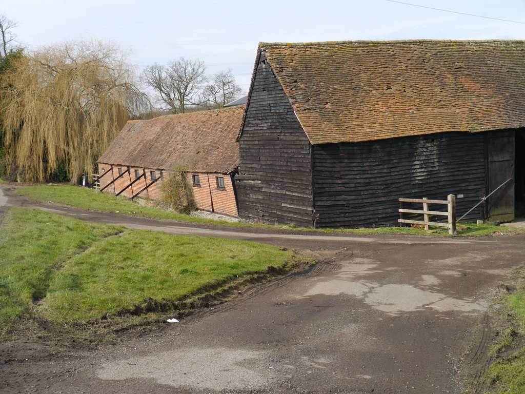 Wooden Barn by padlock