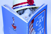 2nd Mar 2013 - The Cat in the Hat engrossed in the Cat in the Hat