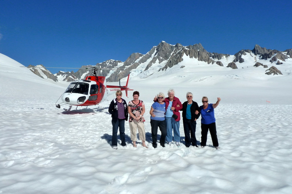 Standing on Fox Glacier by kjarn