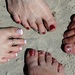 Feet in Jamaican sand by judyc57
