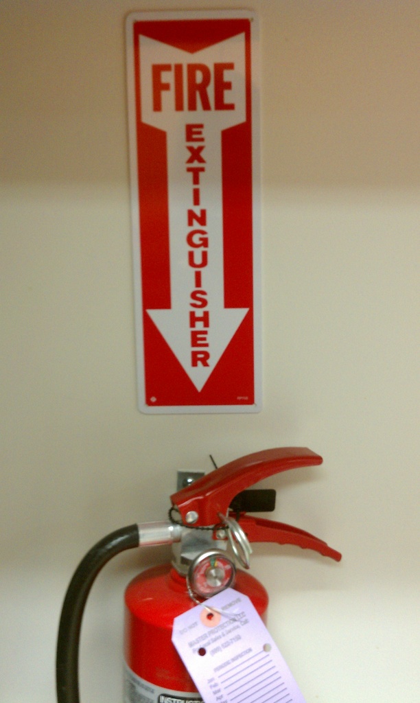 Extinguisher by lisasutton