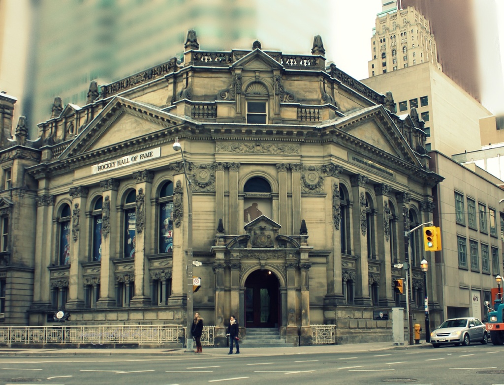hockey hall of fame building by summerfield