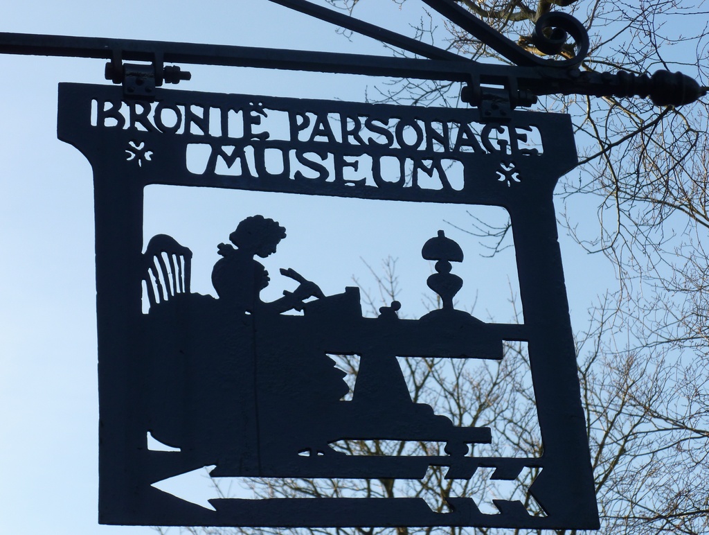 Bronte parsonage sign by denidouble