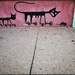 Cats and a Mouse on a Wall by aikiuser