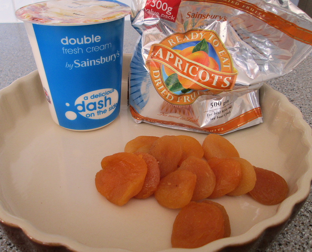 assembling the ingredients - tarte aux abricots by quietpurplehaze