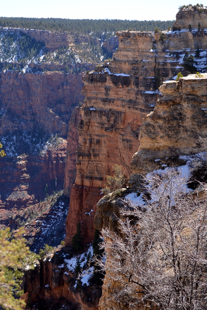 Snow in the Grand Canyon by salza