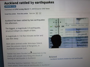 17th Mar 2013 - Earthquake