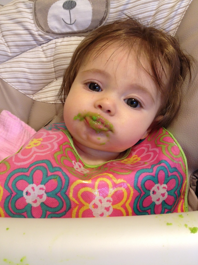 Adalyn decided to wear green on her face for St. Patrick's Day by mdoelger