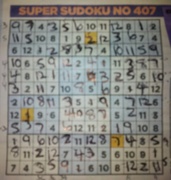 19th Mar 2013 - Super Sudoku