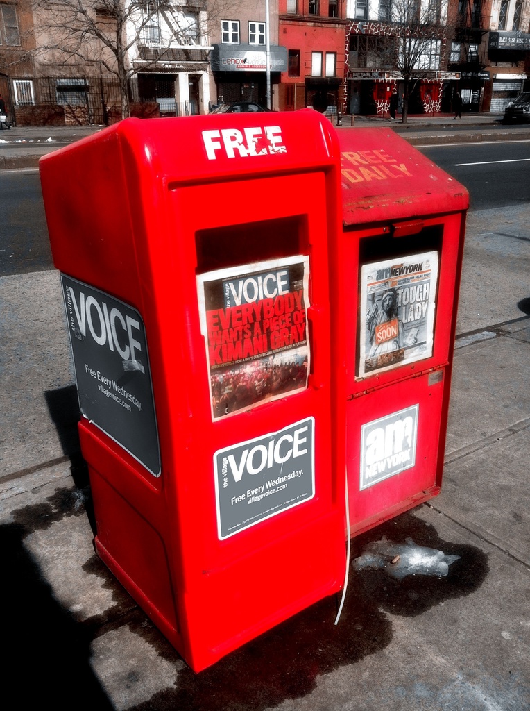 The Village Voice and AM New York by fauxtography365