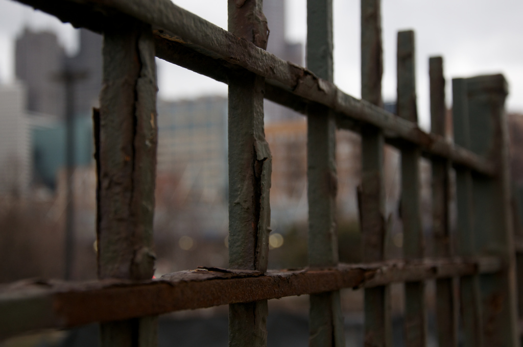Rusted Fence by taffy