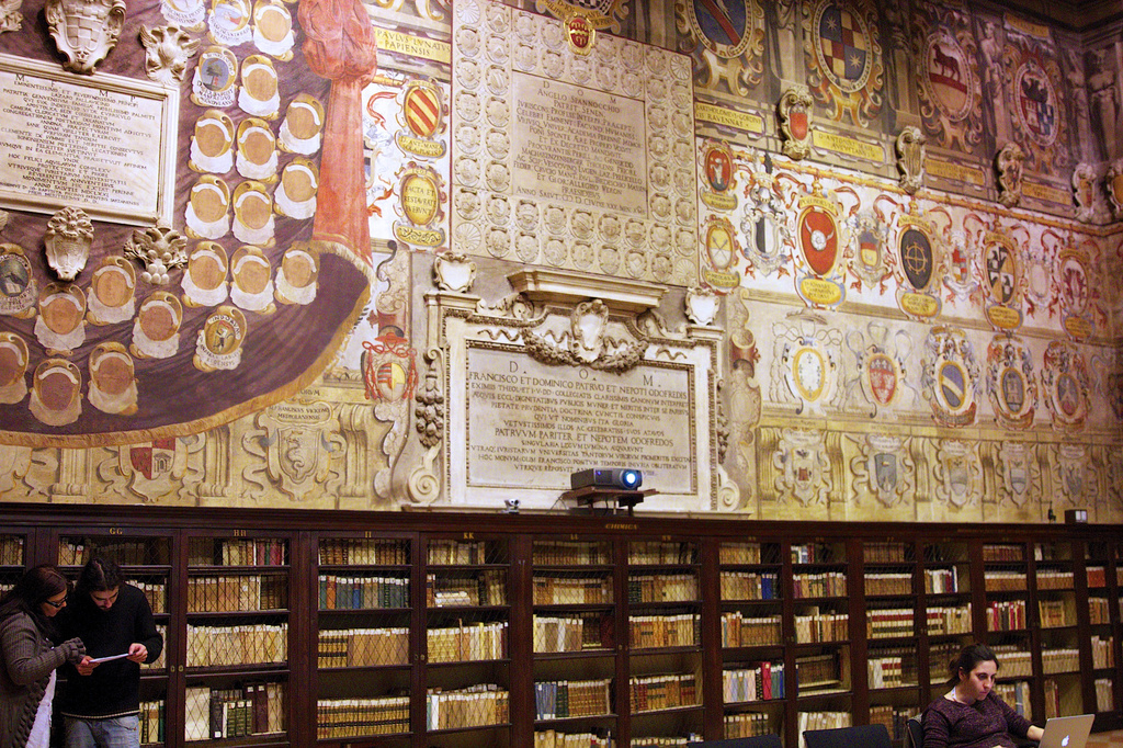 Biblioteca Archiginnasio di Bologna  by jyokota