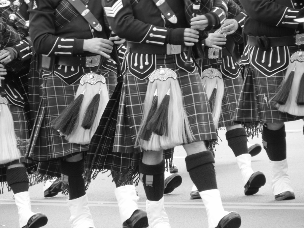 Bagpipers by juletee