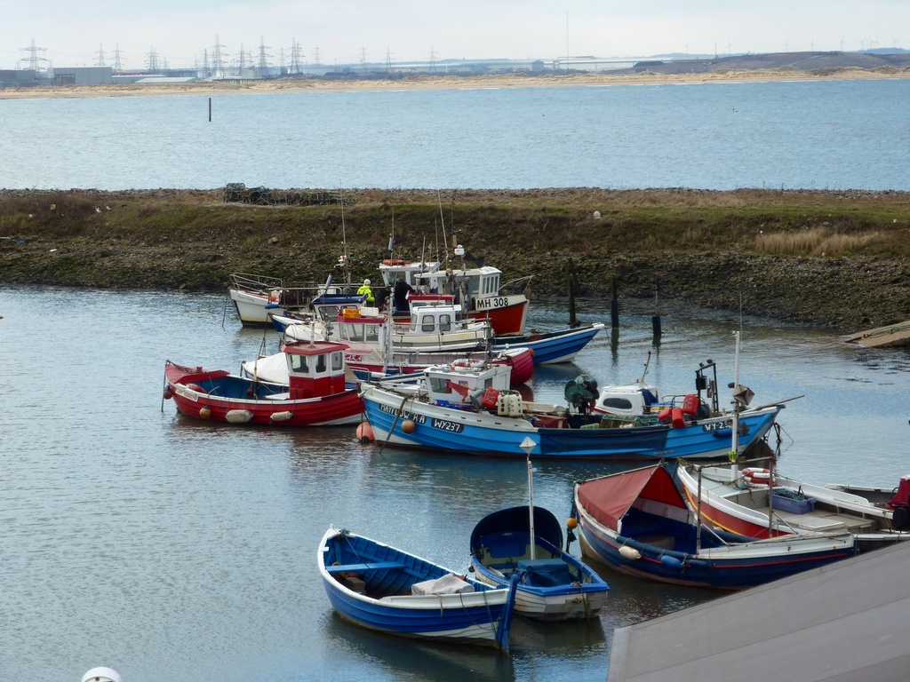 Paddys Hole South Gare at the mouth of the river Tees by craftymeg