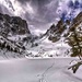 Frozen Emerald Lake by exposure4u