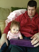 29th Mar 2013 - On the iPad with daddy 