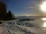 28th Mar 2013 - Sun over Lake Superior