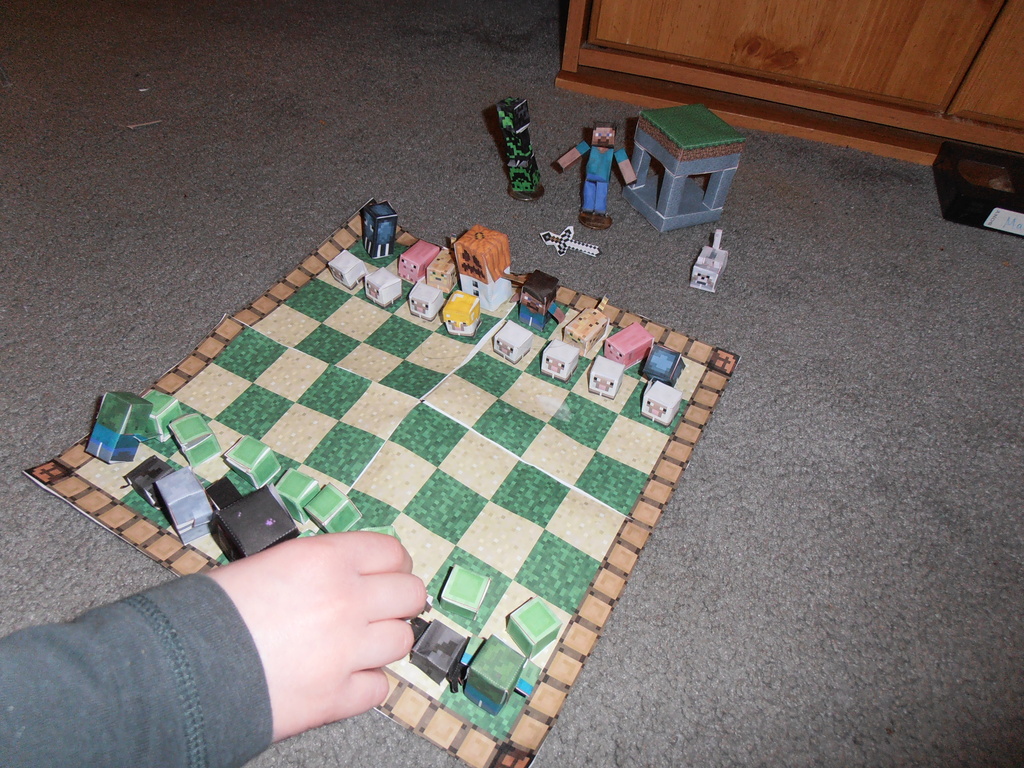 Minecraft Chessboard by julie