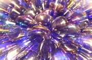 2nd Apr 2013 - Blue glass beads