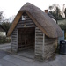 Bus shelter with thatched roof - 03-4 by barrowlane