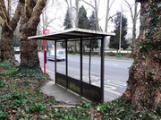 4th Apr 2013 - Bus shelter with no glass - 04-4