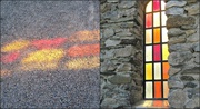 5th Apr 2013 - 'stained glass' diptych: real and reflected