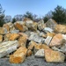 Pile of rocks by mittens