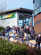 6th Apr 2013 - It's not a subway it's the steps down to the Reebok Stadium