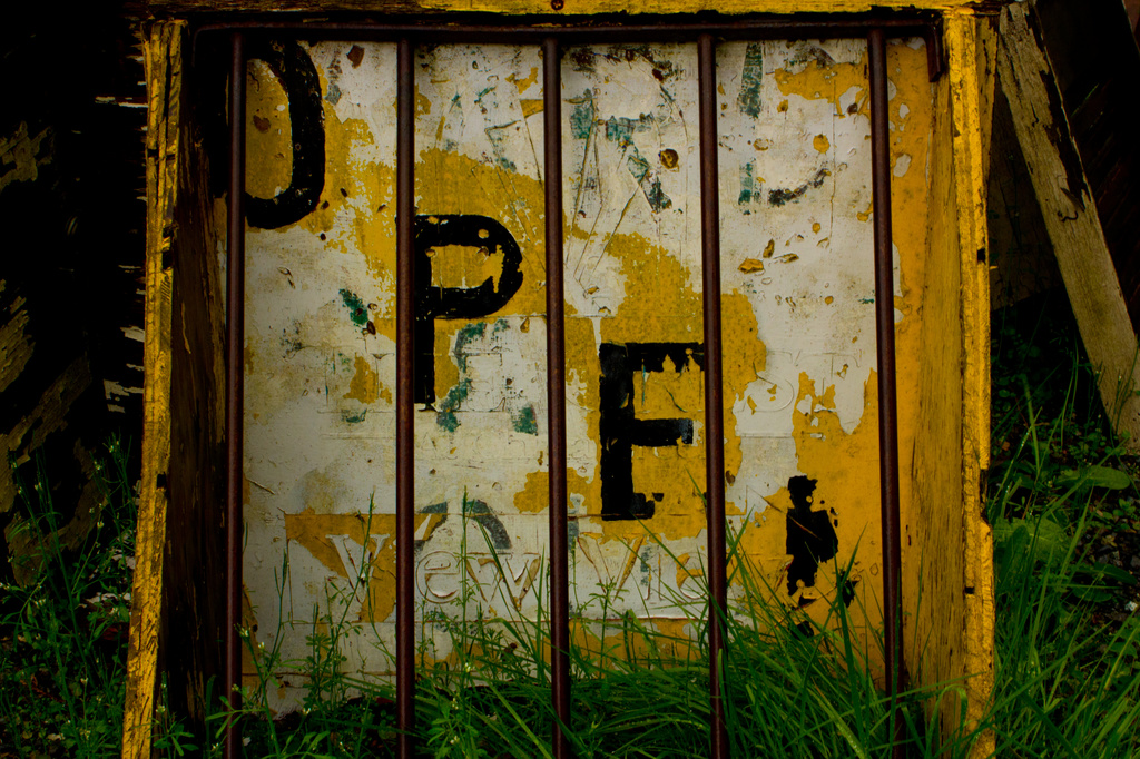 Old Open Sign  by nanderson