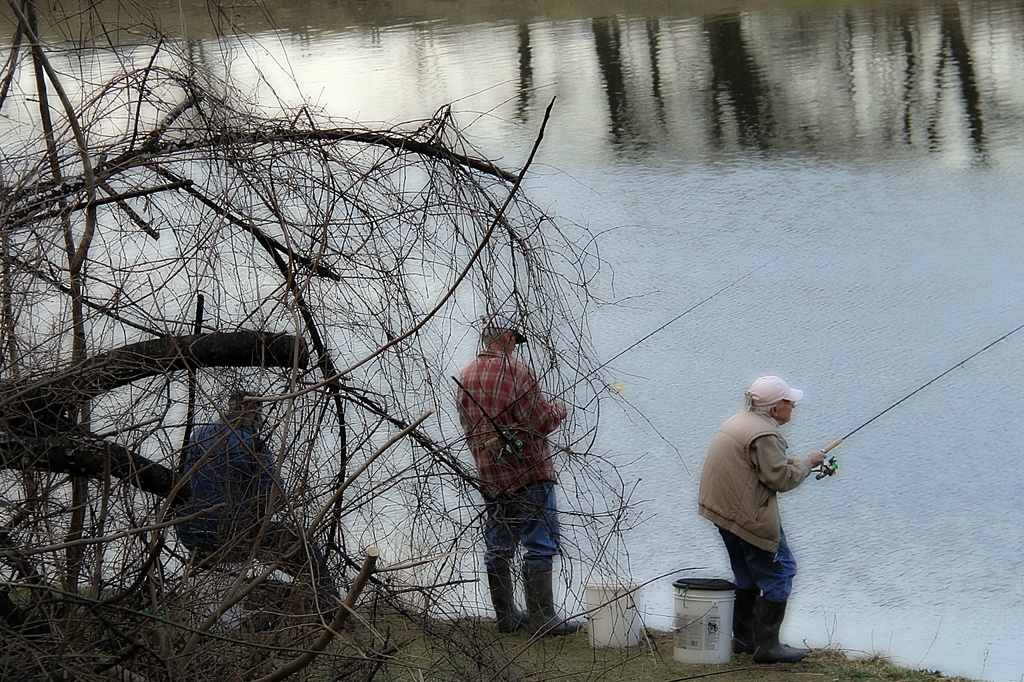 Grandpa Goes Fishing by digitalrn